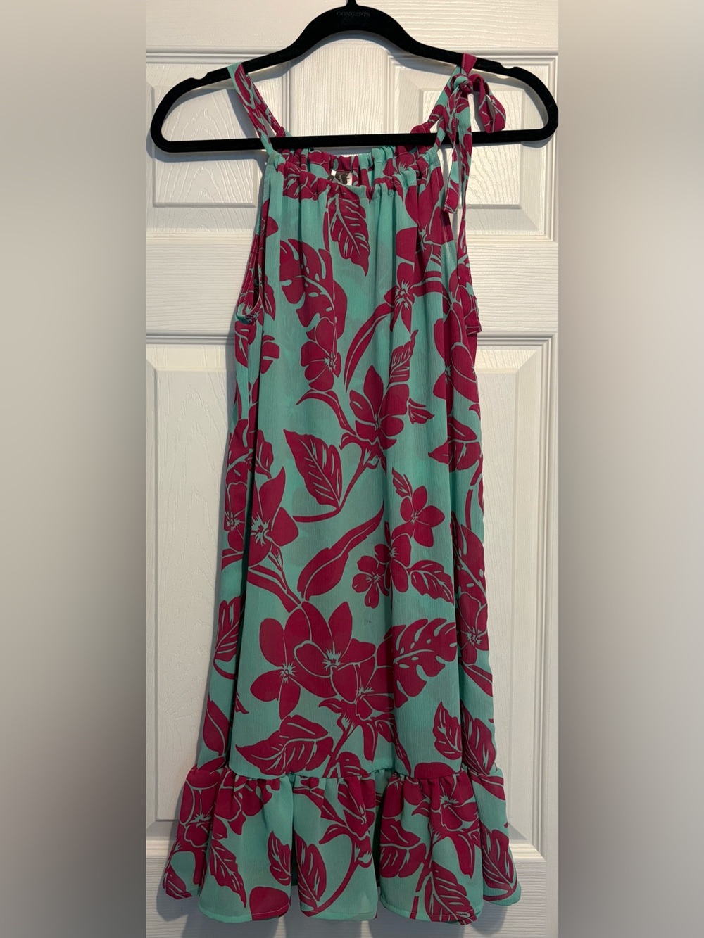 VINTAGE Tommy Bahama Tropical Print Swimsuit Dress Coverup, SMALL
